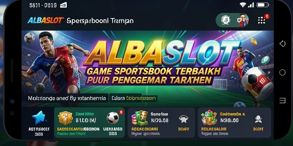 Screenshot gameplay Sportsbook ALBASLOT yang menarik dan interaktif.