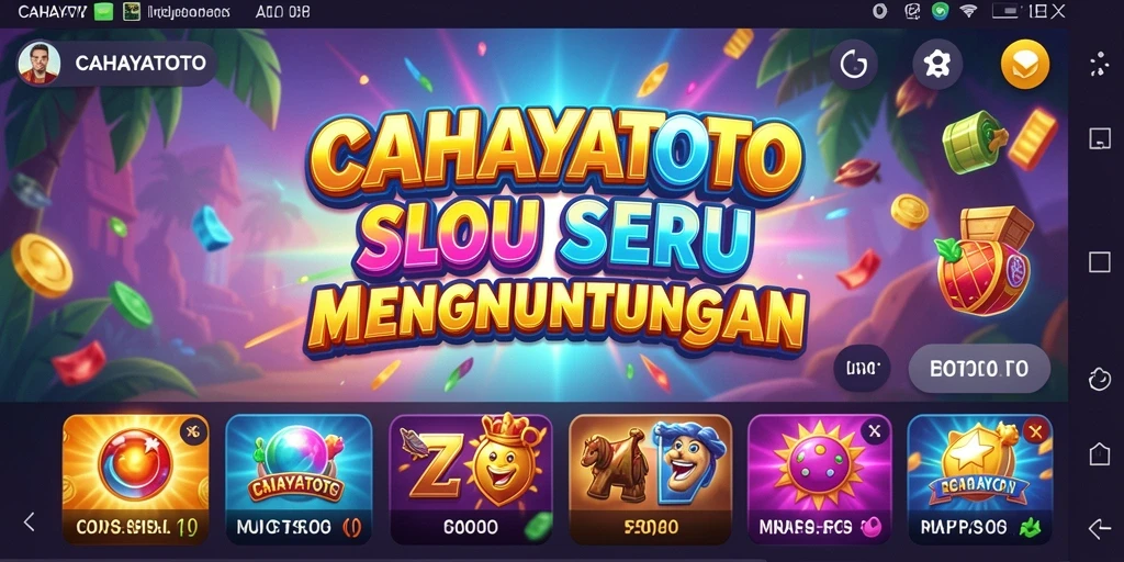 Tampilan menarik dari gameplay slot CAHAYATOTO yang seru.