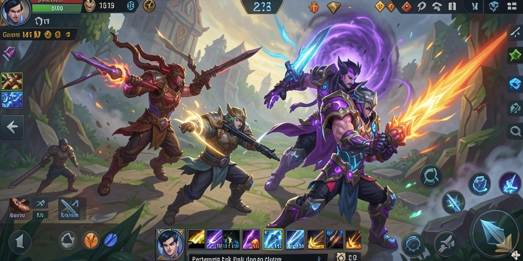 Tampilan aksi gameplay seru di <strong>ID6788</strong> dengan pertarungan tim yang mendebarkan.