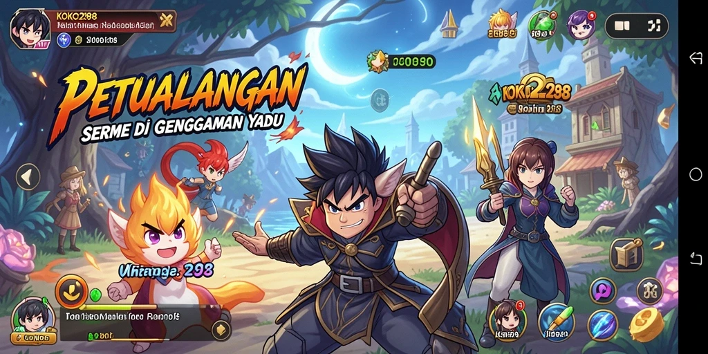 Tampilan memukau dari karakter-karakter Anime di KOKO288.