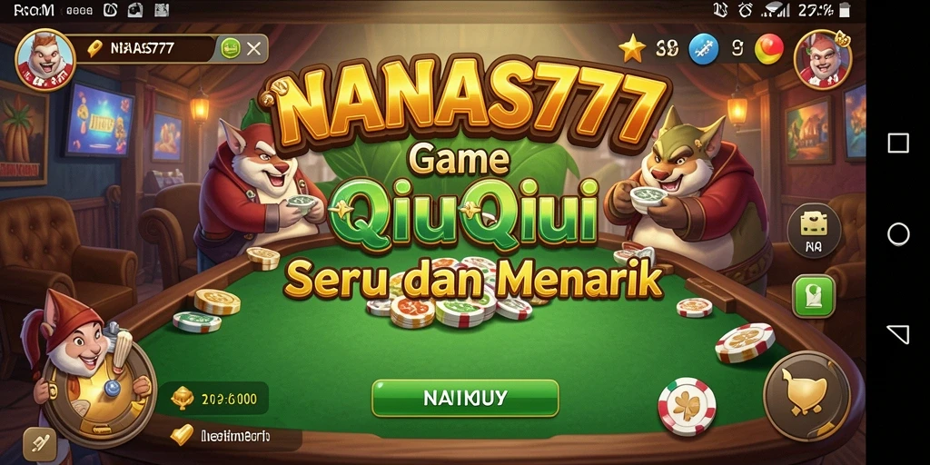 Tampilan gameplay seru untuk permainan QiuQiu.