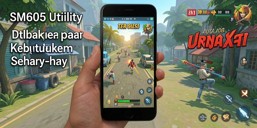 Tampilan antarmuka SM605 yang ramah pengguna dan intuitif.