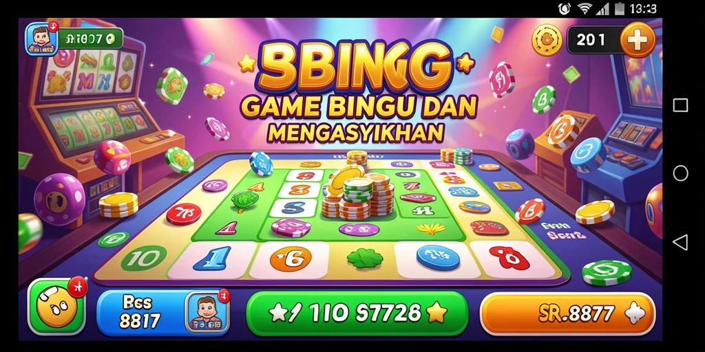 Tampilan gameplay seru Bingo di SR877 dengan berbagai tema.