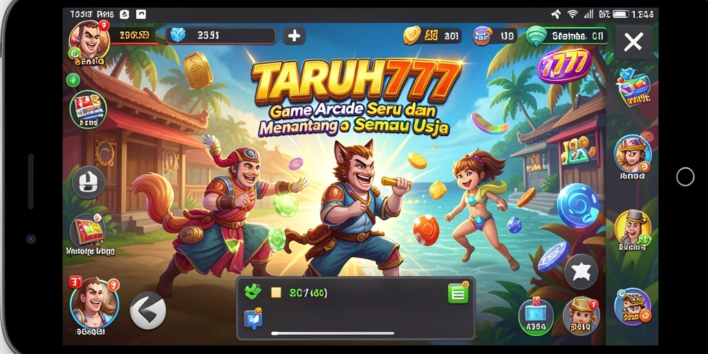 Tampilan gameplay TARUH777 yang penuh aksi dan seru.