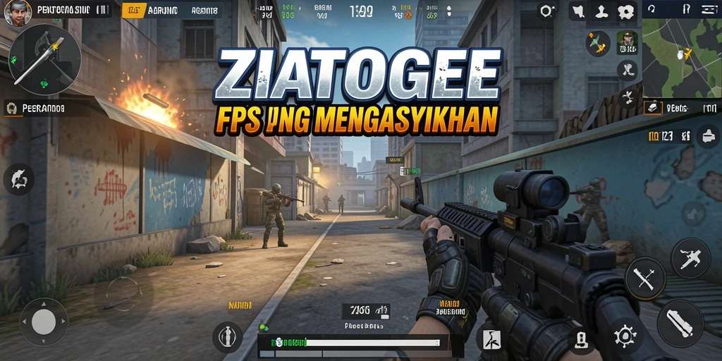 Tangkapan layar dari gameplay intens di ZIATOGEL.